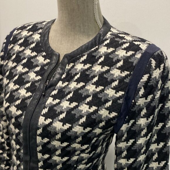 The Limited Houndstooth Jacket Fitted Blazer Size Small - Picture 7 of 12